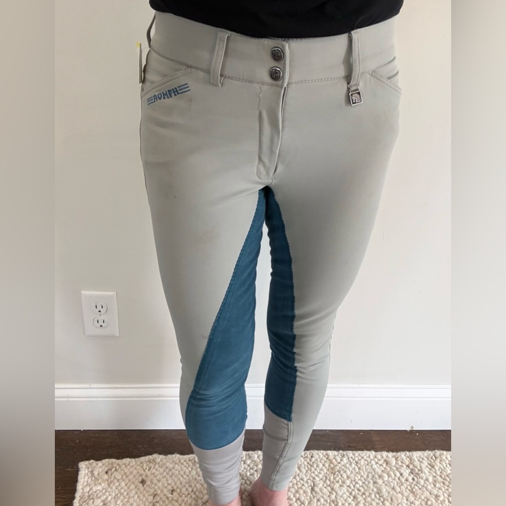 Romfh Champion Breeches Pants. Cinder Navy - Gray Blue. Size 26R Minimal wear